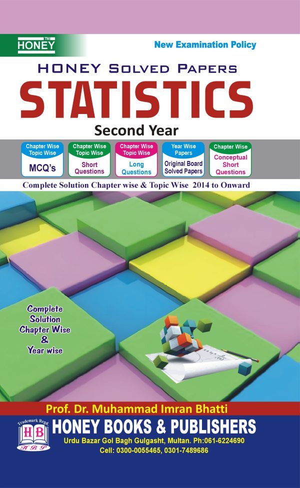 Statistics__12th (Chapter Wise & Year Wise Solved) - Honey Books