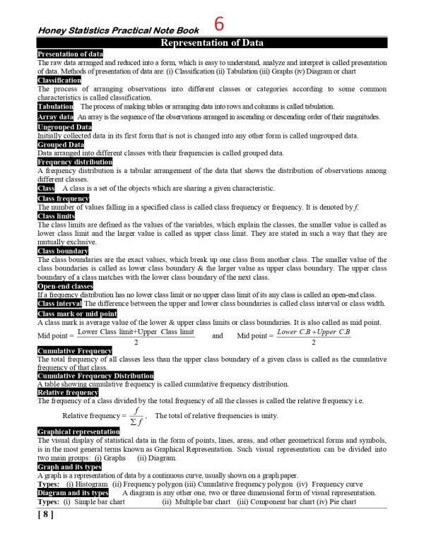 Common Practical Copy Statistics Practical Copy (Inter-I-II) - Honey Books